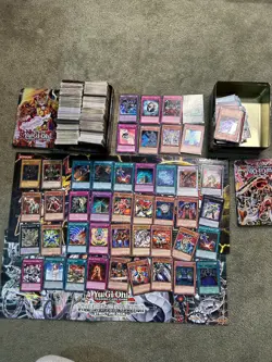 HUGE RARE YUGIOH TCG CARD COLLECTION LOT RARES HOLOS FOILS ULTRA SUPER RARE - Image 1
