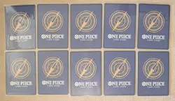 2024-25 One Piece OP11 Super Rare Cards Only Lot x10 - Image 2