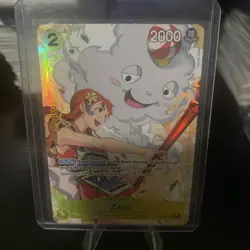 One Piece TCG Zeus Alt Art R Card OP11-106 a Fist of Divine Speed - Image 2