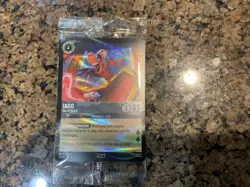 New Disney Lorcana D23 2025 Gold Member Exclusive Gift Iago Foil Promo Card - Image 1