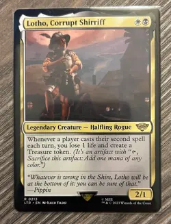Lotho, Corrupt Shirriff Lord of the Rings MTG Regular NM - Image 1