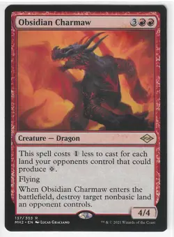 MTG Magic the Gathering Obsidian Charmaw Modern Horizons 2 Pack Fresh - Image 1
