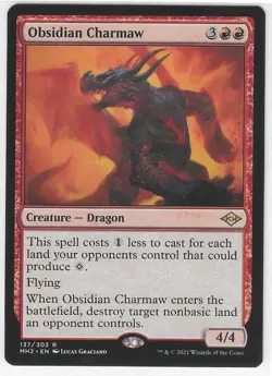 MTG Magic the Gathering Obsidian Charmaw Modern Horizons 2 Pack Fresh - Image 3