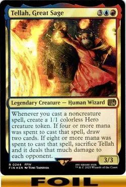 1x - Tellah, Great Sage - FOIL - Final Fantasy FIN - NM MTG - Image 1