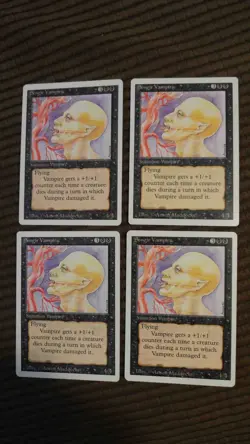 Magic: the Gathering / MtG Sengir Vampire x4 Revised - Image 1