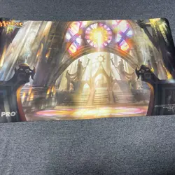 Mtg Magic The Gathering Playmat Gatecrash Godless Shrine - Image 1