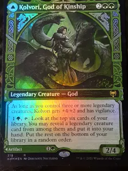 Kolvori God of Kinship Showcase FOIL , Kaldheim , NM , MTG , FREESHIPPING - Image 1