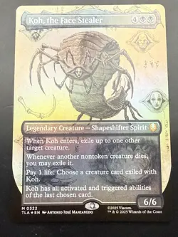 MTG AVATAR Koh, The Face Stealer Borderless Foil M0320 NM - Image 1