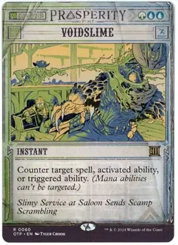 1x - Voidslime - ( showcase ) - OTJ: Breaking News OTP - NM MTG - Image 1