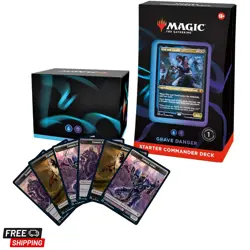 Magic Commander Deck: Grave Danger (Blue-Black) | Includes Tokens & Storage Box - Image 1