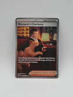 Pokemon Giovanni's Charisma 204/165 Scarlet & Violet 151 Holo NM - Image 1