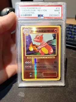 2016 Pokemon XY Evolutions - Charmeleon Reverse Holo #10 - PSA 9 Mint - Image 1