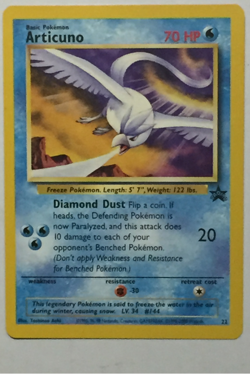 POKEMON - ARTICUNO #22 - BLACK STAR PROMO SET - RARE - (LP ) LIGHTLY PLAYED - Image 1