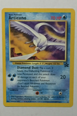 POKEMON - ARTICUNO #22 - BLACK STAR PROMO SET - RARE - (LP ) LIGHTLY PLAYED - Image 3