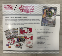 Pokemon White Flare Pokemon Center ETB + Shouded fable booster bundle Combo - Image 2
