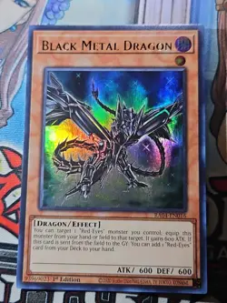 Black Metal Dragon RA04-EN016 Ultra Rare 1st Edition LP - Image 1