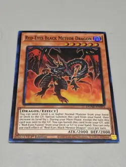 Red-Eyes Black Meteor Dragon Super Rare Duelist Nexus DUNE-EN095 LP - Image 1