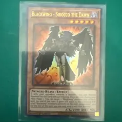 Blackwing - Sirocco the Dawn BLCR-EN058 Ultra Rare 1st Ed NM Yugioh - Image 1