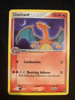 Pokemon Charizard 6/108 EX Power Keepers Holo Rare Vintage 2007 Card - Image 1