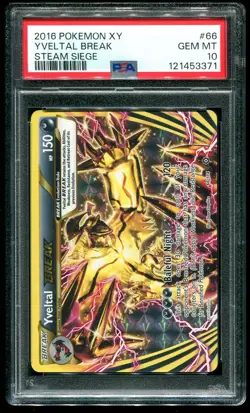 PSA 10 Yveltal Break Steam Siege XY 2016 Pokemon Card #66 - Image 1