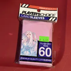 Pink Yu-Gi-Oh! Japanese Size Player's Choice Card Protector TCG Sleeves 60 D9 - Image 1