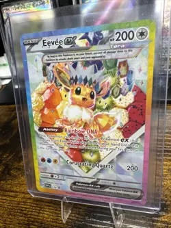 Pokemon TCG Eevee EX 174 Prismatic Evolutions Black Star Promo Card - Image 3