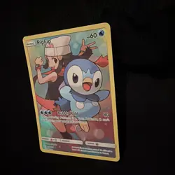 Pokemon TCG Piplup Holo Secret Rare Card Cosmic Eclipse 239/236 HP/Creased - Image 3