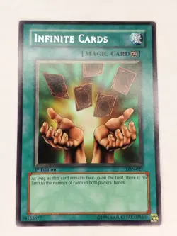Yu-Gi-Oh! TCG Infinite Cards LON-027 Rare 1st Edition NM - Image 1
