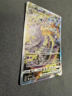 Mewtwo VSTAR GG44/GG70 Crown Zenith Galarian Gallery HOLO LP Pokemon Card - Image 4