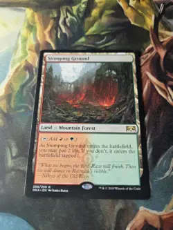 1x Stomping Ground, NM, Ravnica Allegiance (RNA), MtG Promo Pack - Image 2