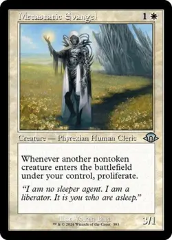 ~ Metastatic Evangel (Retro Frame) ~ NM Foil ~ Modern Horizons 3 ~ MTG ~ - Image 1
