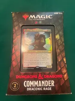MTG Draconic Rage Commander Deck Sealed Dungeons & Dragons Forgotten Realms NEW - Image 1