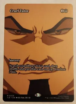 Cruel Tutor TLE #24 Borderless Mythic Regular NM+ - Image 1