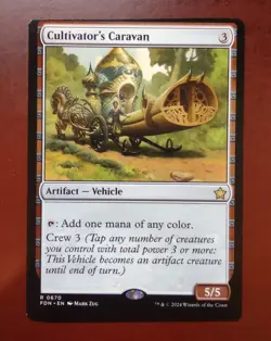 CULTIVATOR'S CARAVAN mtg MISCUT Error Foundations - Image 1