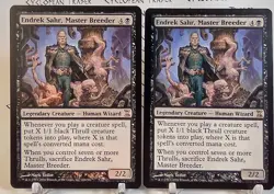 ENDREK SAHR, MASTER BREEDER mtg INK Saturation Error Misprint Time Spiral Rare - Image 1