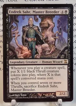 ENDREK SAHR, MASTER BREEDER mtg INK Saturation Error Misprint Time Spiral Rare - Image 5
