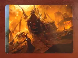 Gold Stamp Art Series THE FINAL DAYS mtg MISCUT Error Final Fantasy - Image 2