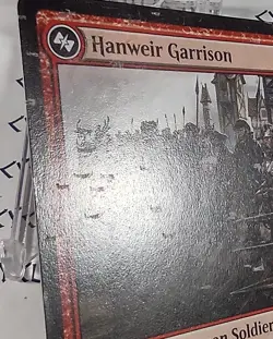 HANWEIR GARRISON mtg INK Error DAMAGED Innistrad Remastered Rare - Image 3