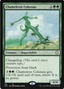 MTG Chameleon Colossus (153) | NM | Adv. Forgotten Realms {AFC} - Image 1