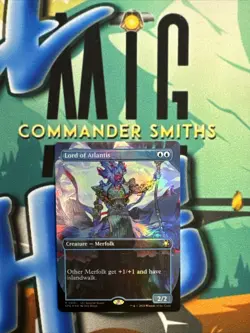 Lord of Atlantis ? Borderless FOIL ? MTG NM Special Guest (0001) - Image 1