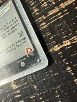 Team Rocket's Persian ex #116/115 Unseen Forces Holo Pokemon LP/MP See Pics! - Image 3