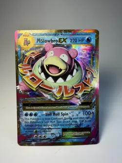 Pokemon TCG M Slowbro EX 27/108 XY Evolutions Full Art Holo Rare Lightly Played? - Image 1