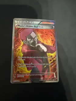Pokemon TCG Primal Clash - Maxie's Hidden Ball Trick 158/160 Full Art - Image 1