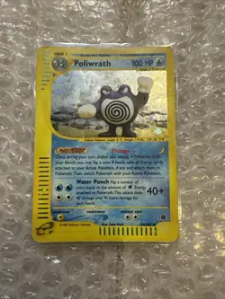 Pokemon TCG E-Series Expedition Poliwrath Holo Rare 24/165 - Image 2