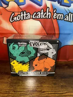 Pokemon Evolving Skies Elite Trainer Box ETB Factory Sealed 2021 Umbreon Decal - Image 1