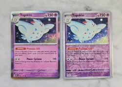 Pokemon TCG Lot Of 2: Togekiss #085/197 Holo & Reverse Holo - Obsidian Flames - Image 1