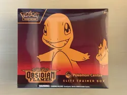 2023 Pokemon Obsidian Flames Factory Sealed Pokemon Center ETB Elite Trainer Box - Image 2