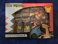 Pokemon 25th Anniversary Celebrations Lance's Charizard V Collection Box Sealed. 820650809392 - Image 1
