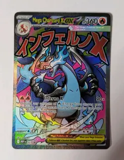 Pokemon TCG - Mega Charizard X EX 023 Mega Evolution Promo Holo - NEAR MINT - Image 1