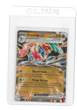 Pokemon TCG Greninja ex Scarlet & Violet-Twilight Masquerade 106/167 Holo Double - Image 1